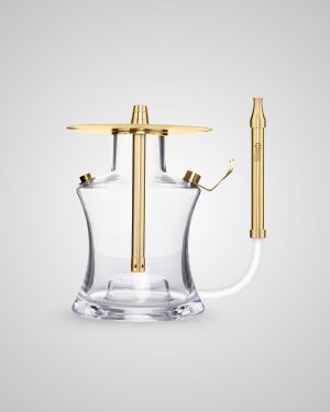 ODUMAN N2 CLEAR GOLD HOOKAH